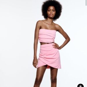 Zara pink top M